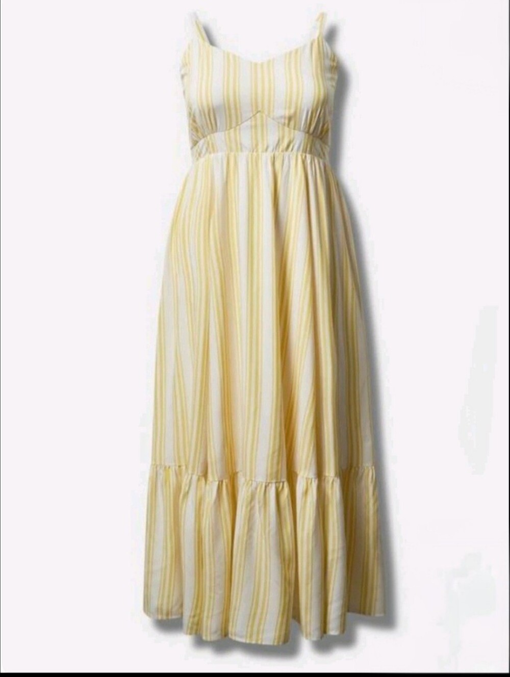 EUC Torrid Maxi Challis Sleeveless Tiered Dress